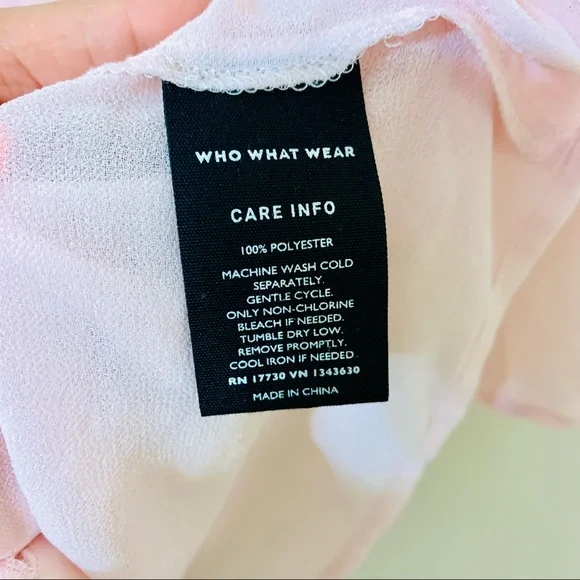 š„3/$10 or 5/$15 SALEš„ Who What Wear Top Blouse - Light Pink - Sz XS - Picture 7 of 10